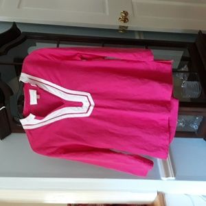Pappagallo pink tunic top, size small
